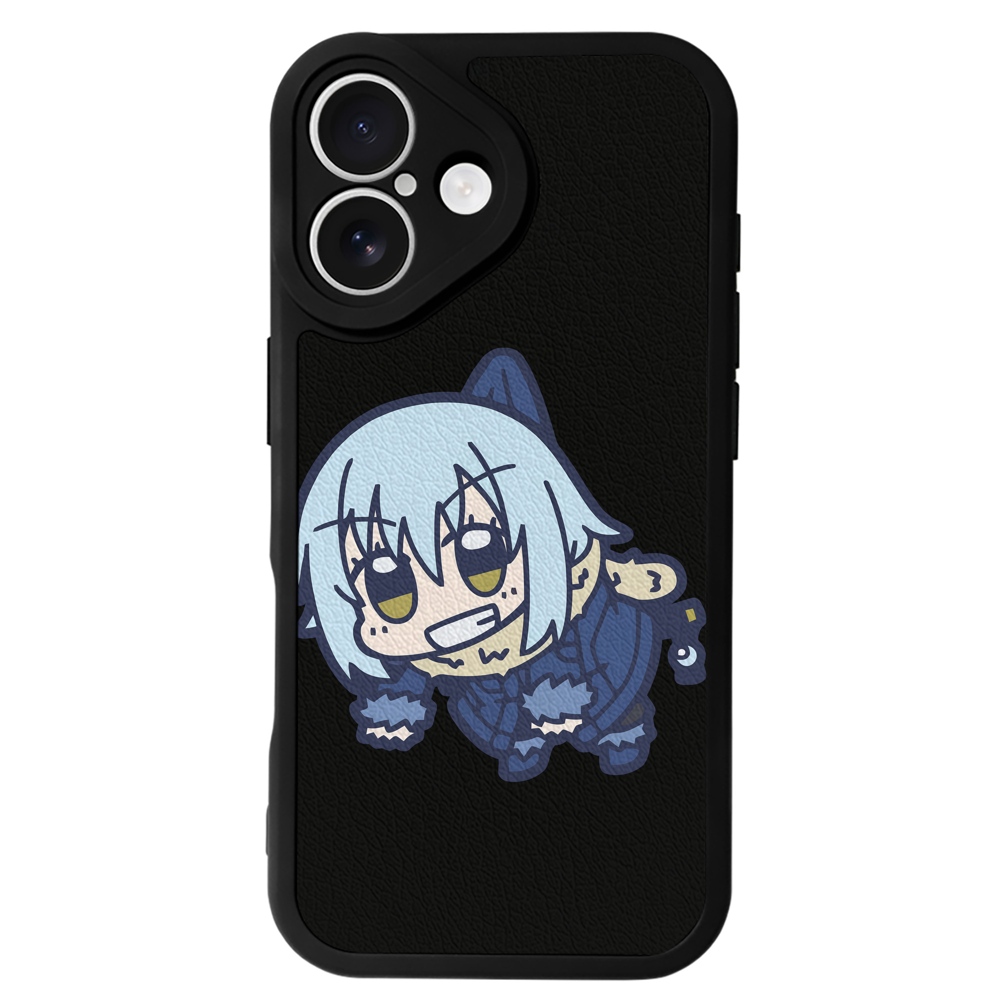 （画像用） 転スラ Regarding Reincarnated to Slime 【iPhone 16シリーズ対応】シリコンスマホケース（レザー調） 材質：シリコン